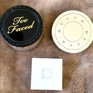 Too faced , Ofra, Becca powders